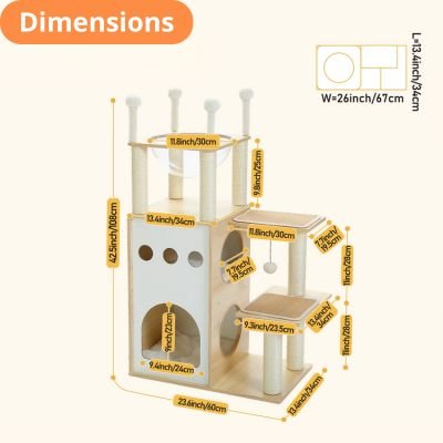 arbre-a-chat-en-bois-les-dimensions