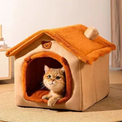 maison-pour-chat-marron