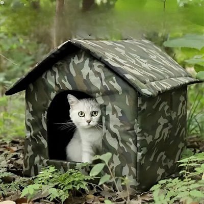 niche-pour-chat-camouflage-maisonnette