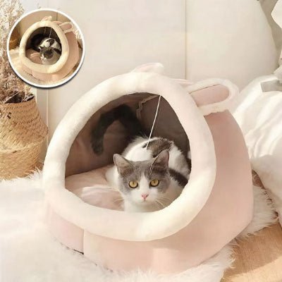 niche-pour-chat-maison-amusante