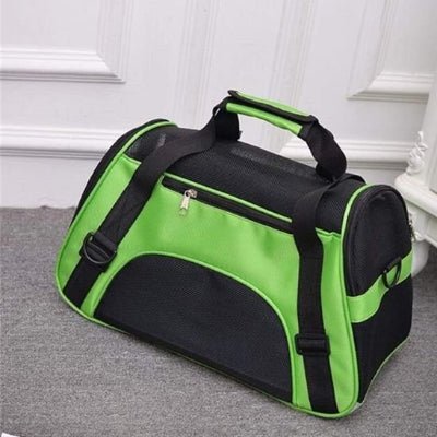 sac de transport pour chat vert