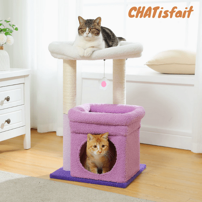 arbre-a-chat-rose-blanc