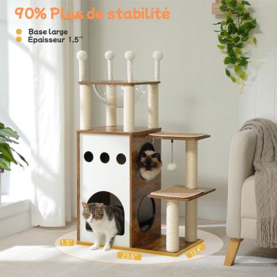 arbre-a-chat-en-bois-stabilité-parfaite