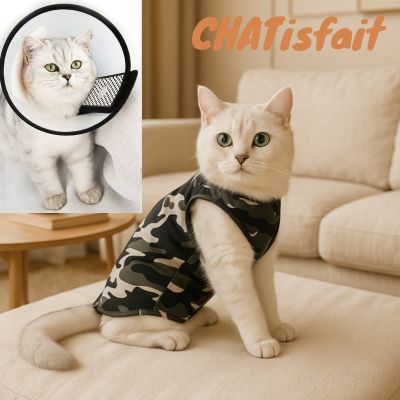 Body chat plus adapté que le port du collier élisabéthain 