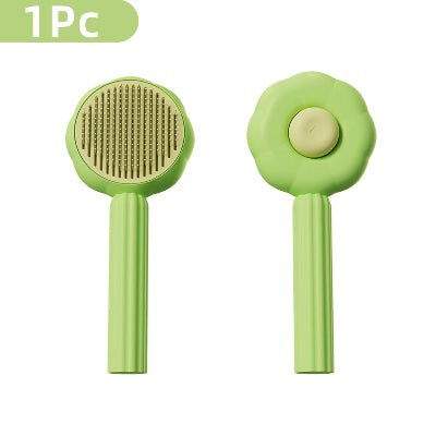 Brosse-pour-chat-tournesol vert
