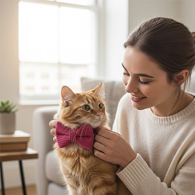 Collier Chat taille unique