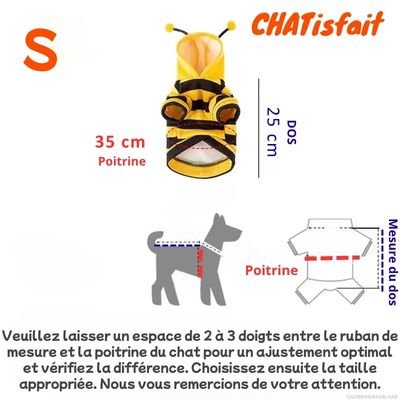 Déguisement-pour-chat-
abeille-conseil-pour-prise-de-mesure