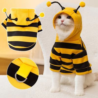 Déguisement pour chat
abeille avec fixation pour laisse
