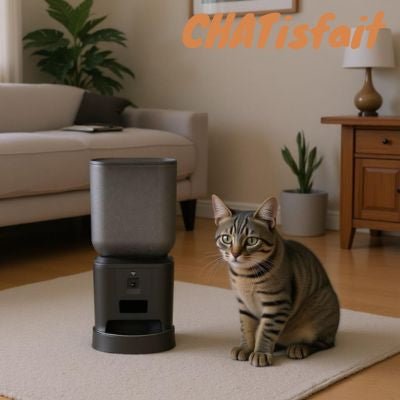 Distributeur de croquettes pour chat | ConnectCAT - CHATisfait