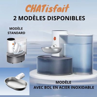Fontaine a eau chat sans filtre 2 modèles