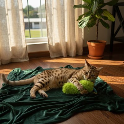 Jouet pour chat en peluche amusante