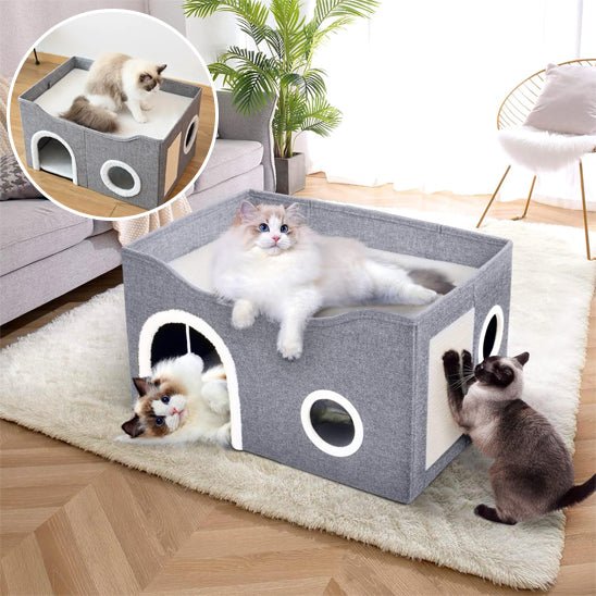 niche-chat-mini-maison-amusante