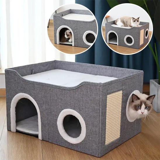 Niche pour chat | mini maison - CHATisfait