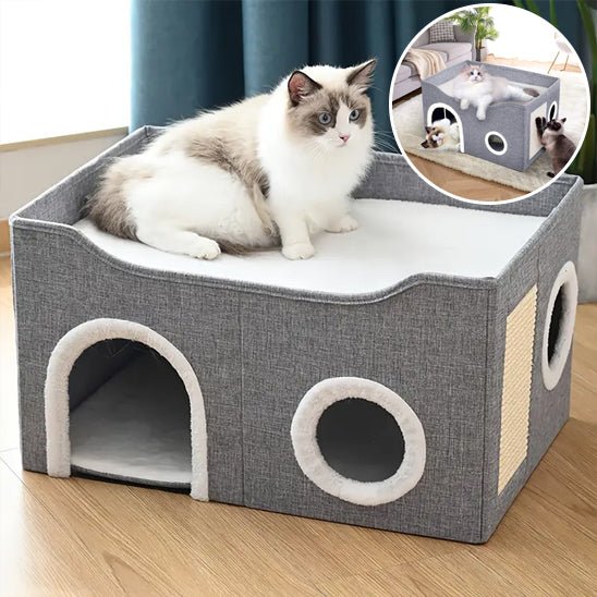 niche-chat-mini-maison-étage