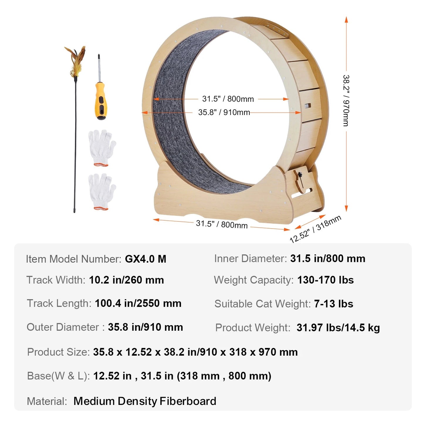 Roue d'exercice pour chat | Félifit - CHATisfait