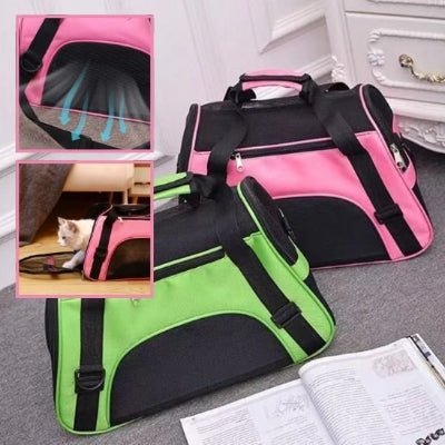 sac de transport pour chat maille respirante