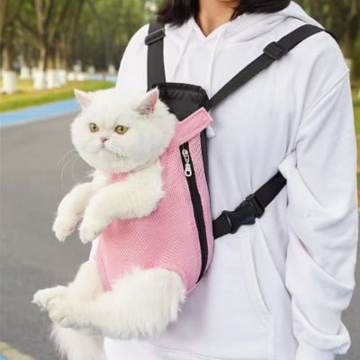 sac-kangourou-chat-rose